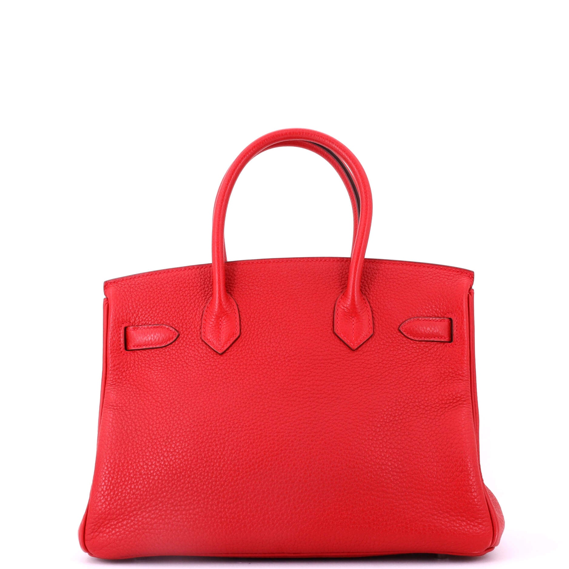 Birkin Handbag Rouge Casaque Togo with Palladium Hardware 30
