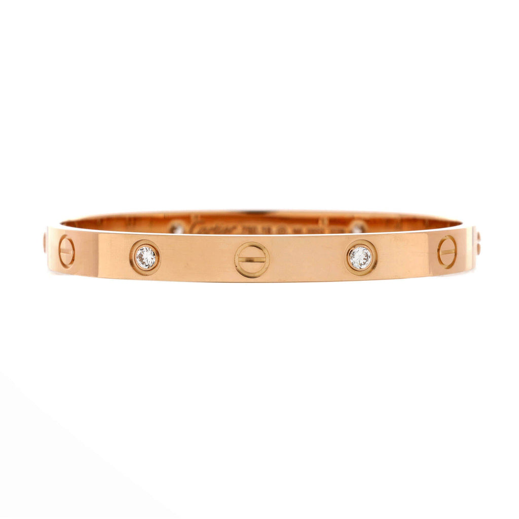 Love 4 Diamond Bracelet 18K Rose Gold with Diamonds