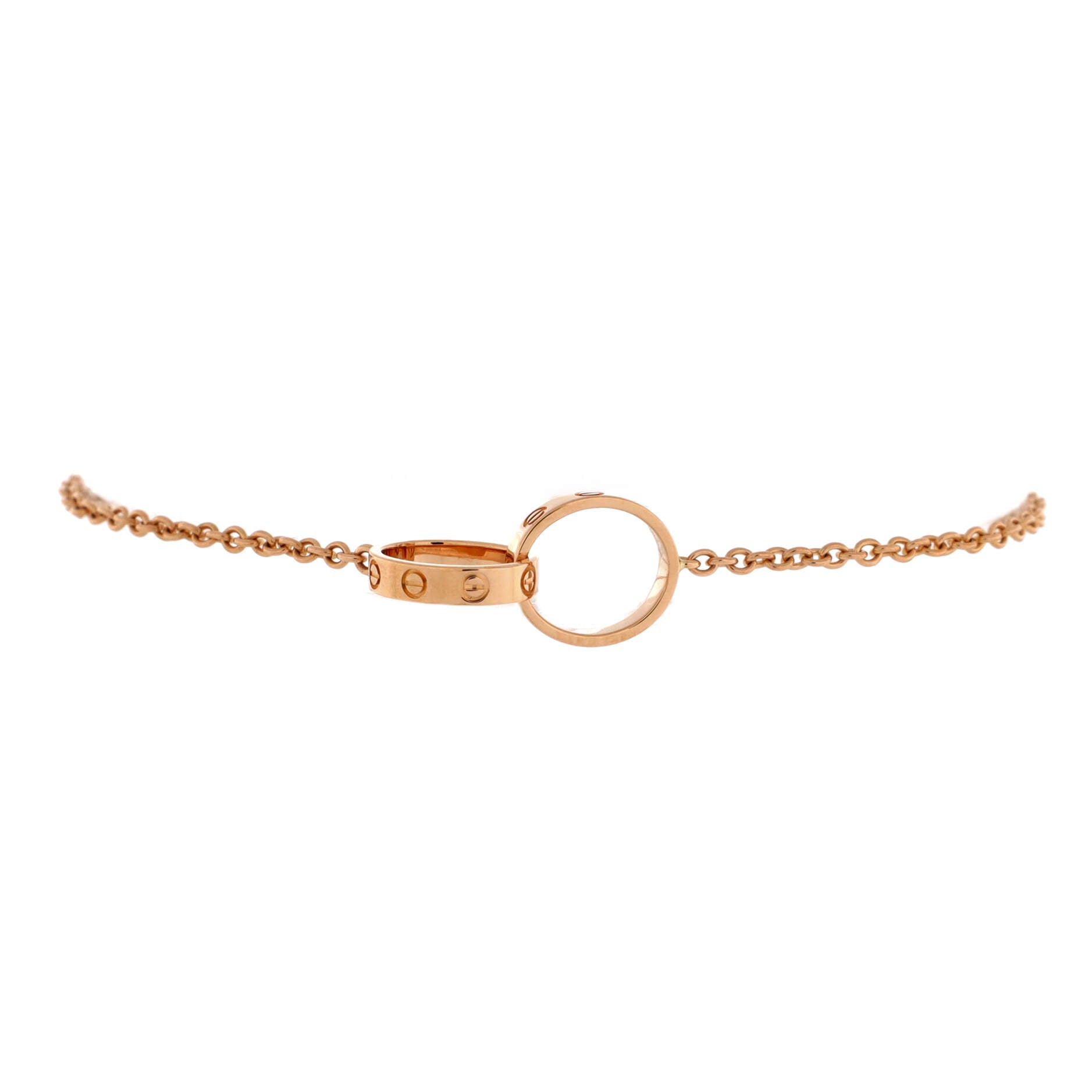 Love Interlocking Bracelet 18K Rose Gold