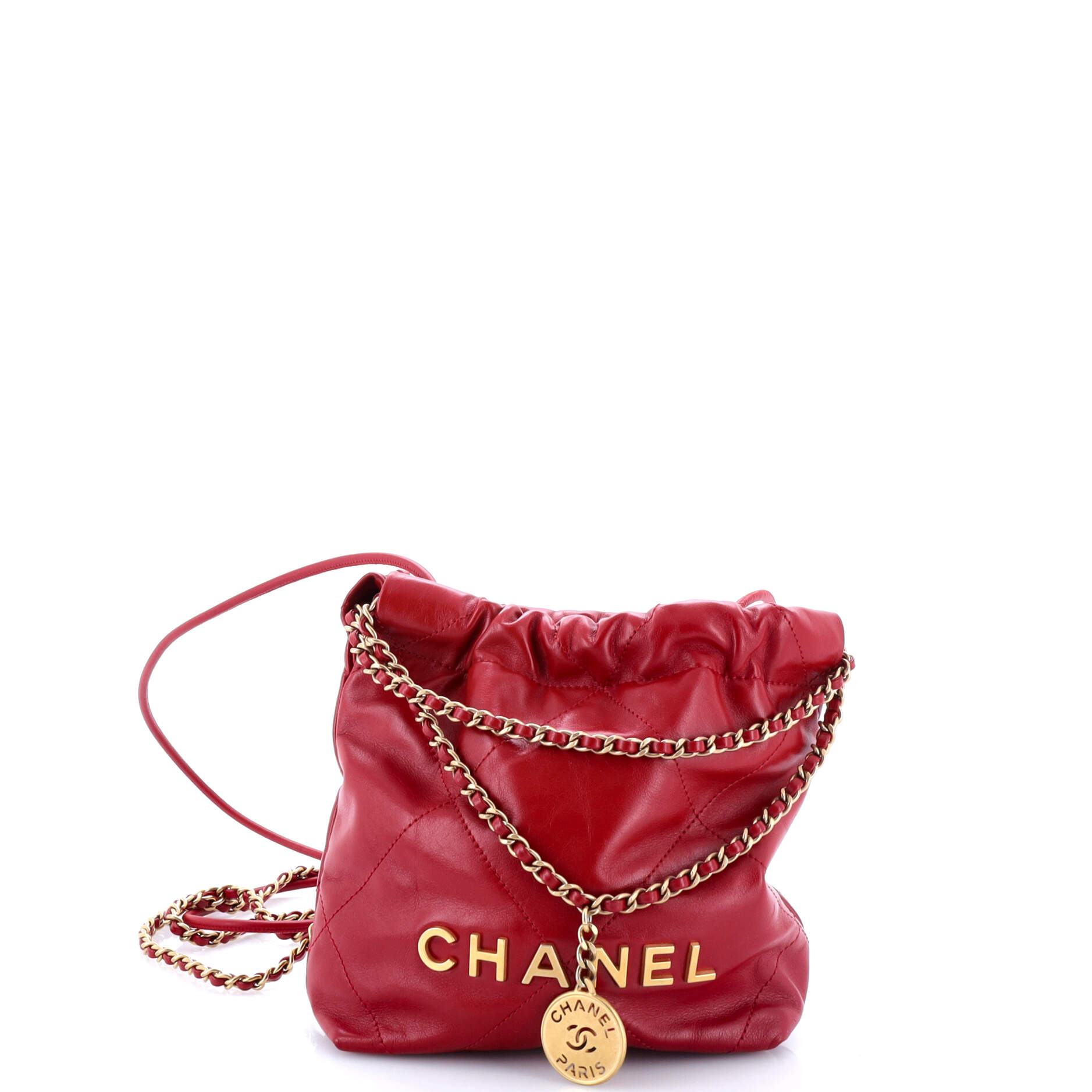 22 Chain Hobo Quilted Calfskin Mini
