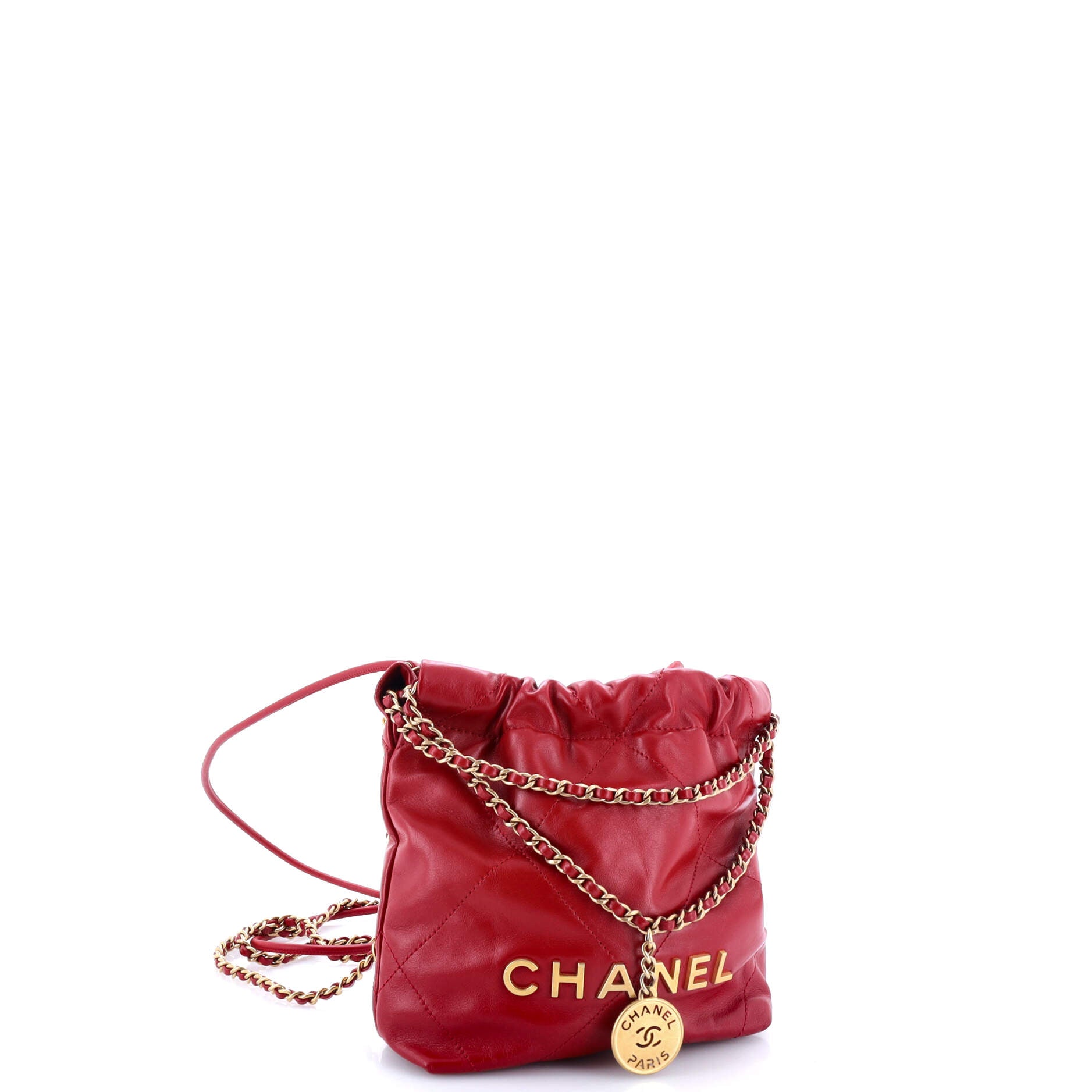 22 Chain Hobo Quilted Calfskin Mini