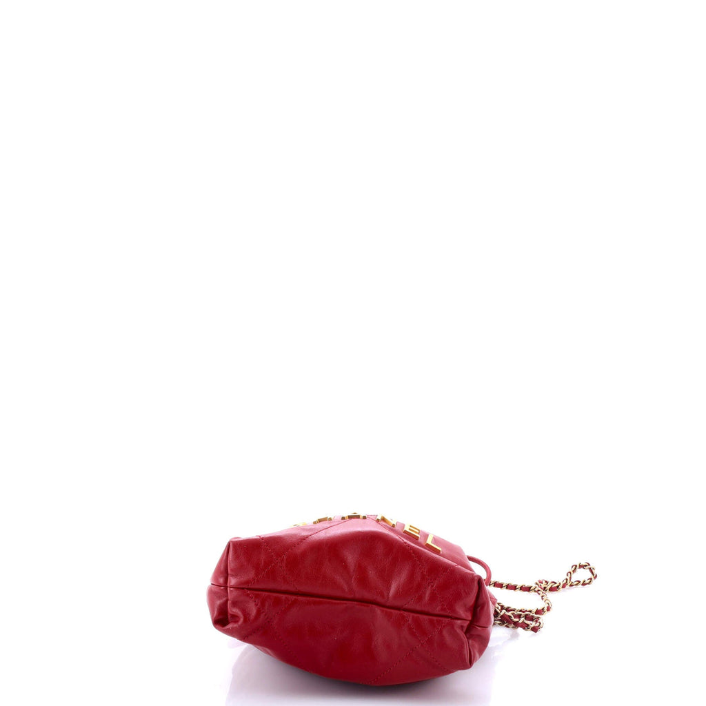 22 Chain Hobo Quilted Calfskin Mini