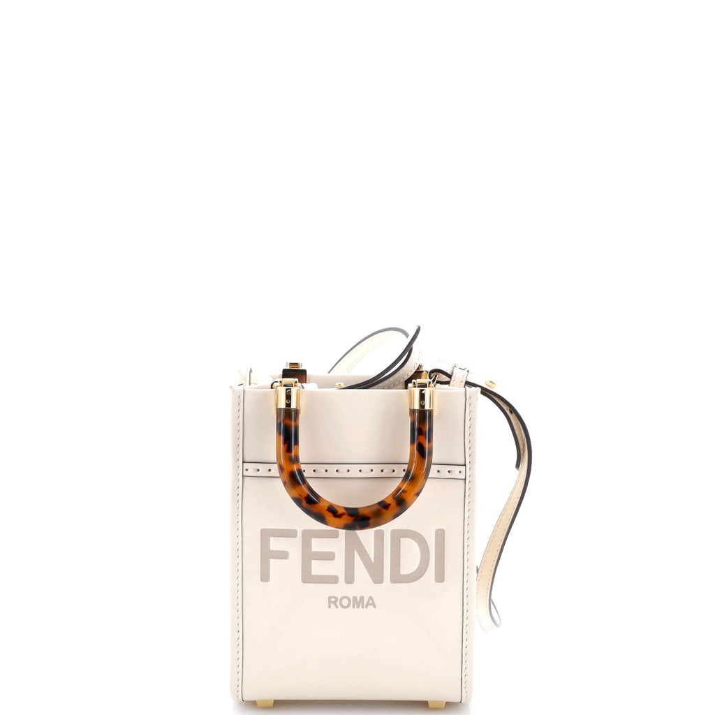Sunshine Shopper Tote Leather Mini