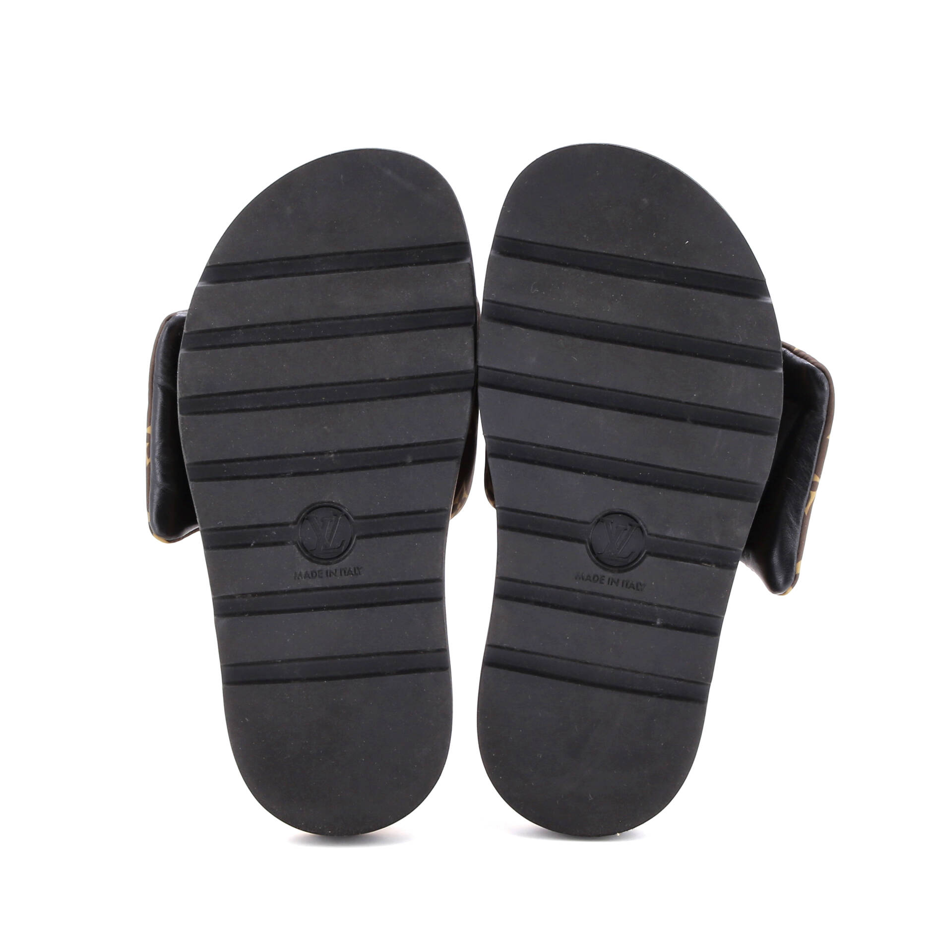 Women's Pool Pillow Comfort Mule Sandals Monogram Nylon