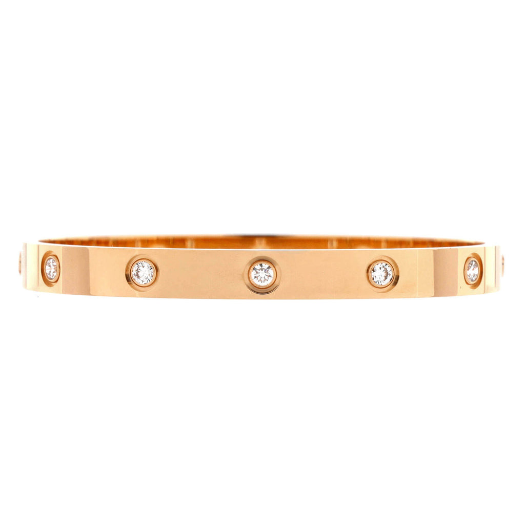 Love 10 Diamond Bracelet 18K Rose Gold with Diamonds