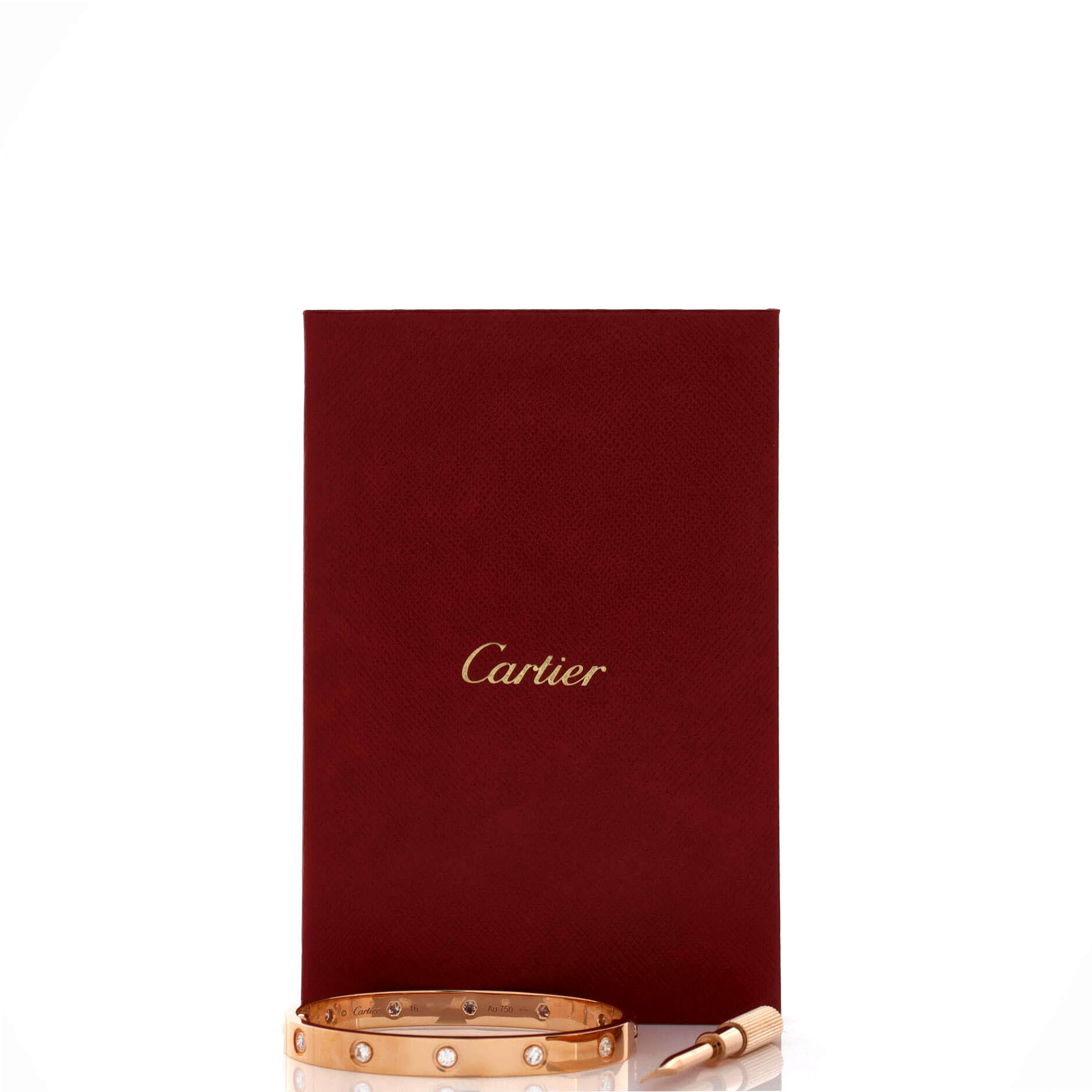 Love 10 Diamond Bracelet 18K Rose Gold with Diamonds
