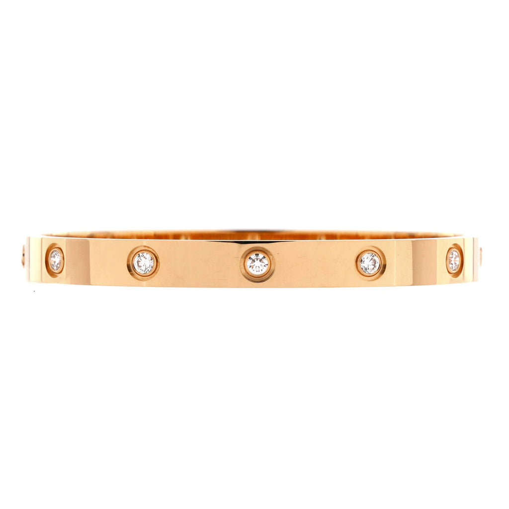 Love 10 Diamond Bracelet 18K Rose Gold with Diamonds