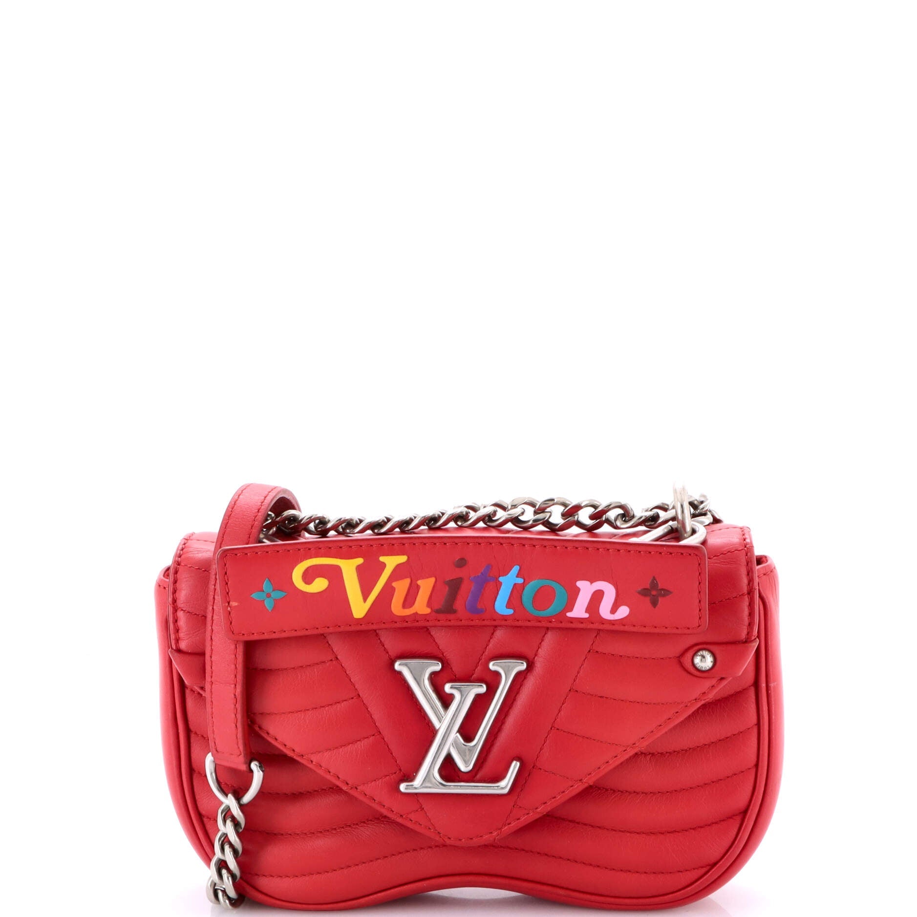 New Wave Chain Bag Quilted Leather PM
