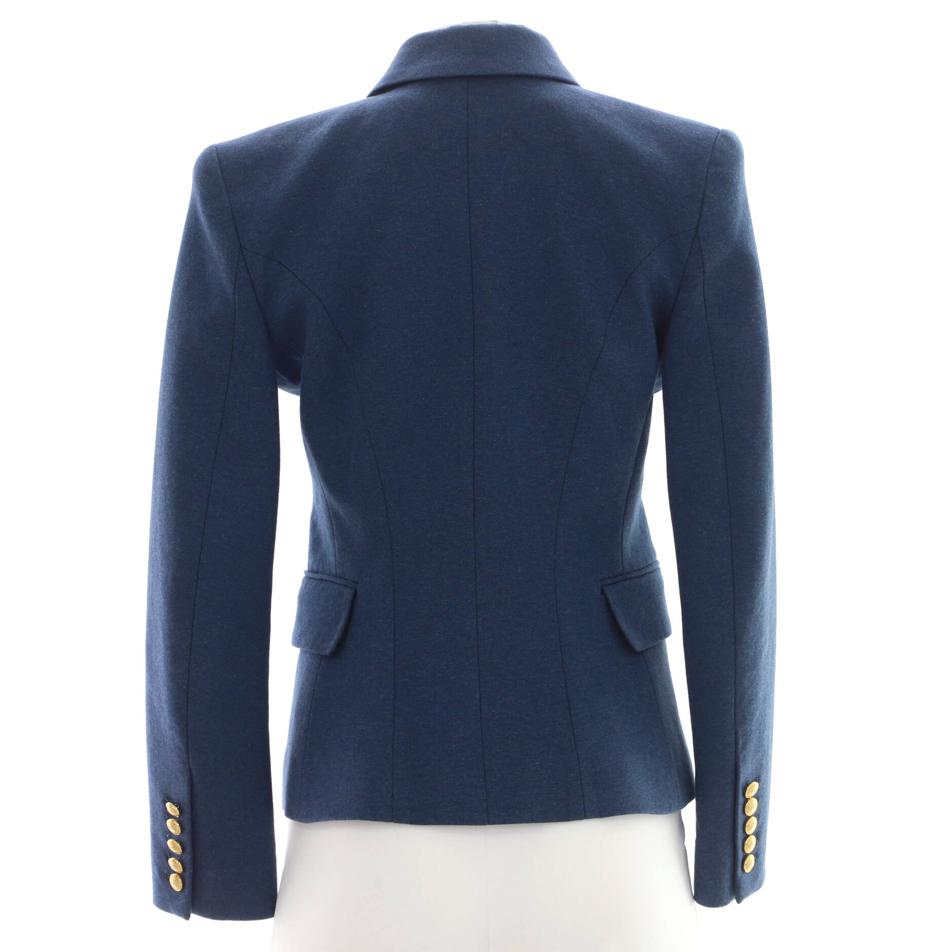 Women's Double Breasted Blazer Cotton Blend
