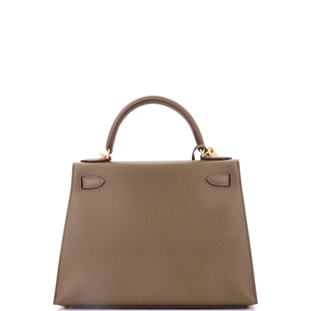 Kelly Handbag Toundra Madame with Gold Hardware 28