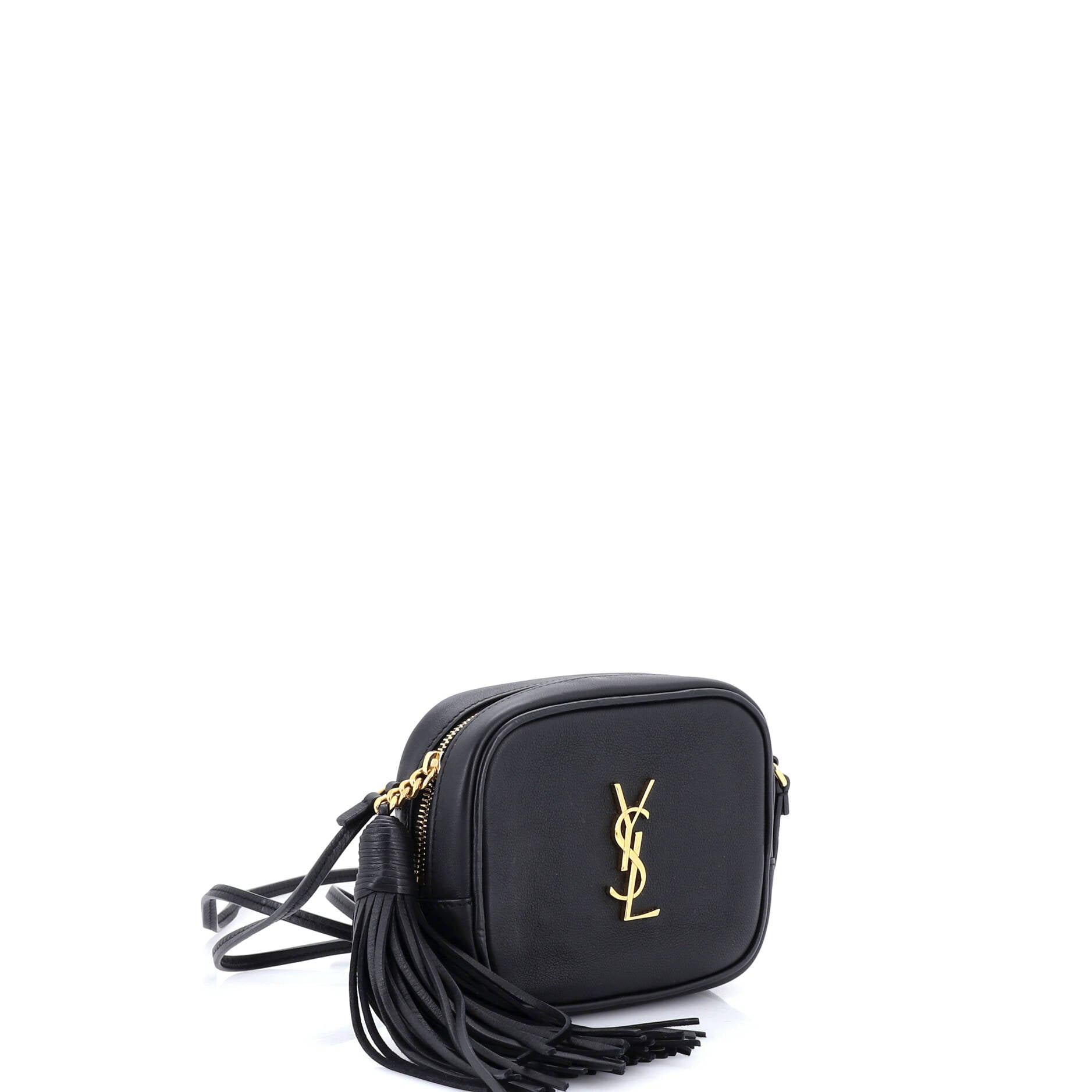 Classic Monogram Blogger Crossbody Bag Leather Small