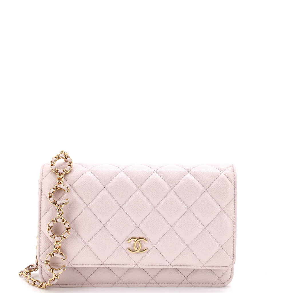 Miss Coco Strap Wallet on Chain Quilted Caviar