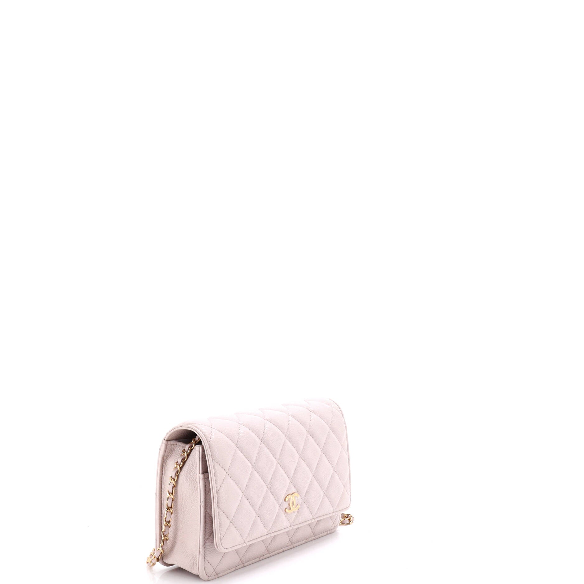 Miss Coco Strap Wallet on Chain Quilted Caviar