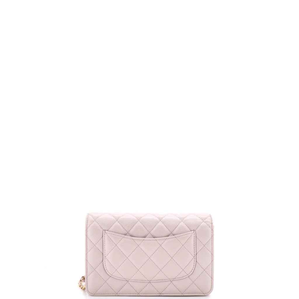 Miss Coco Strap Wallet on Chain Quilted Caviar