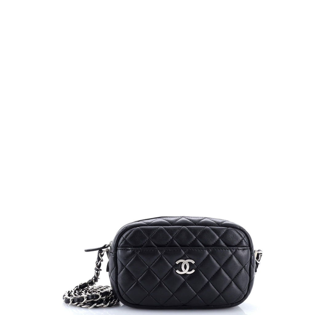 Camera Case Bag Quilted Lambskin Mini