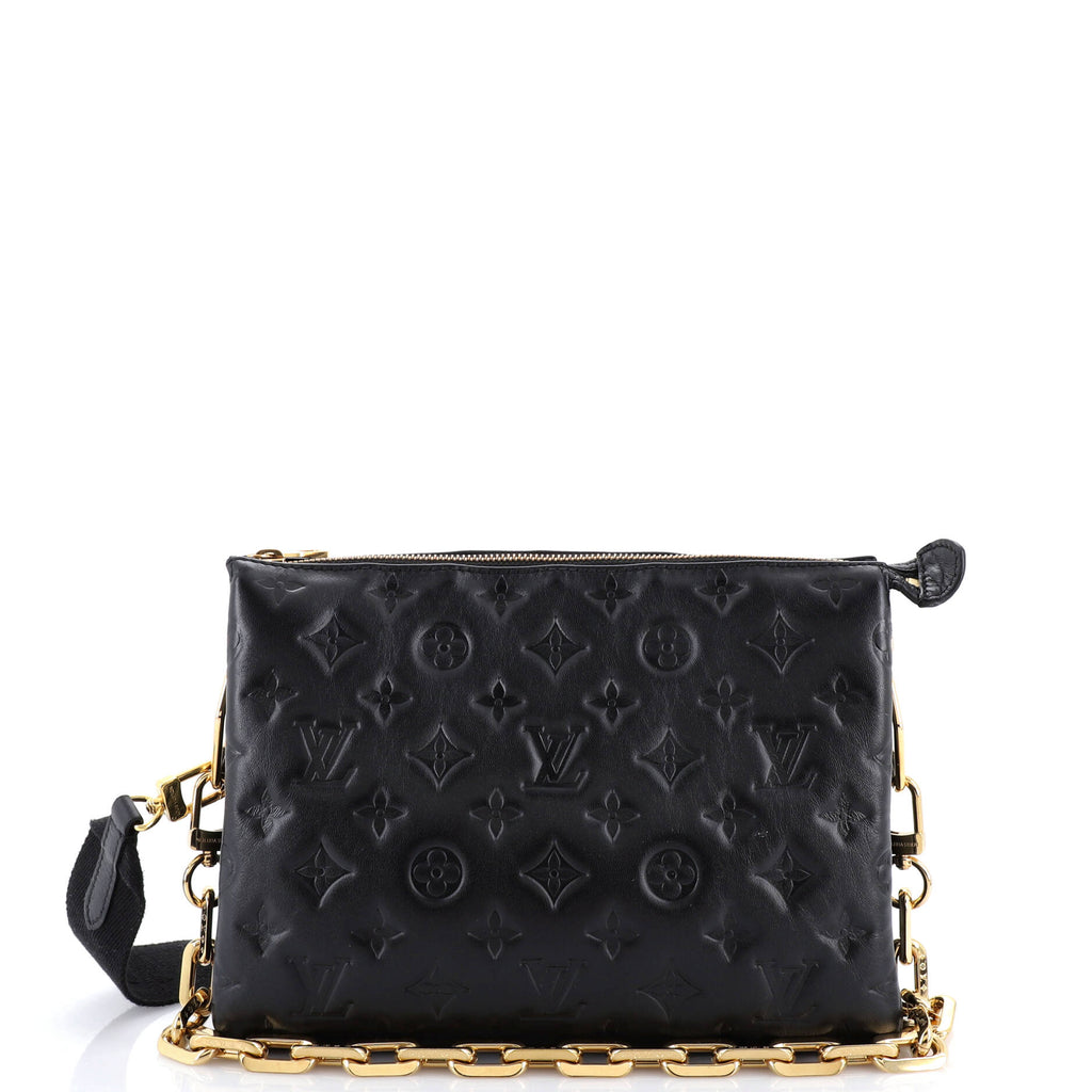 Coussin Bag Monogram Embossed Lambskin PM