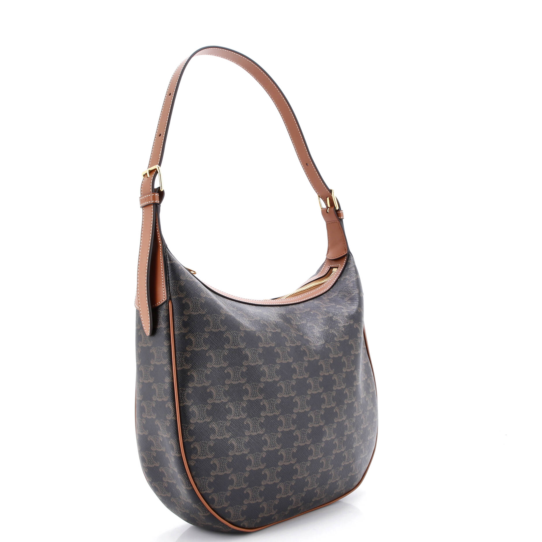Heloise Bag Triomphe Coated Canvas Medium