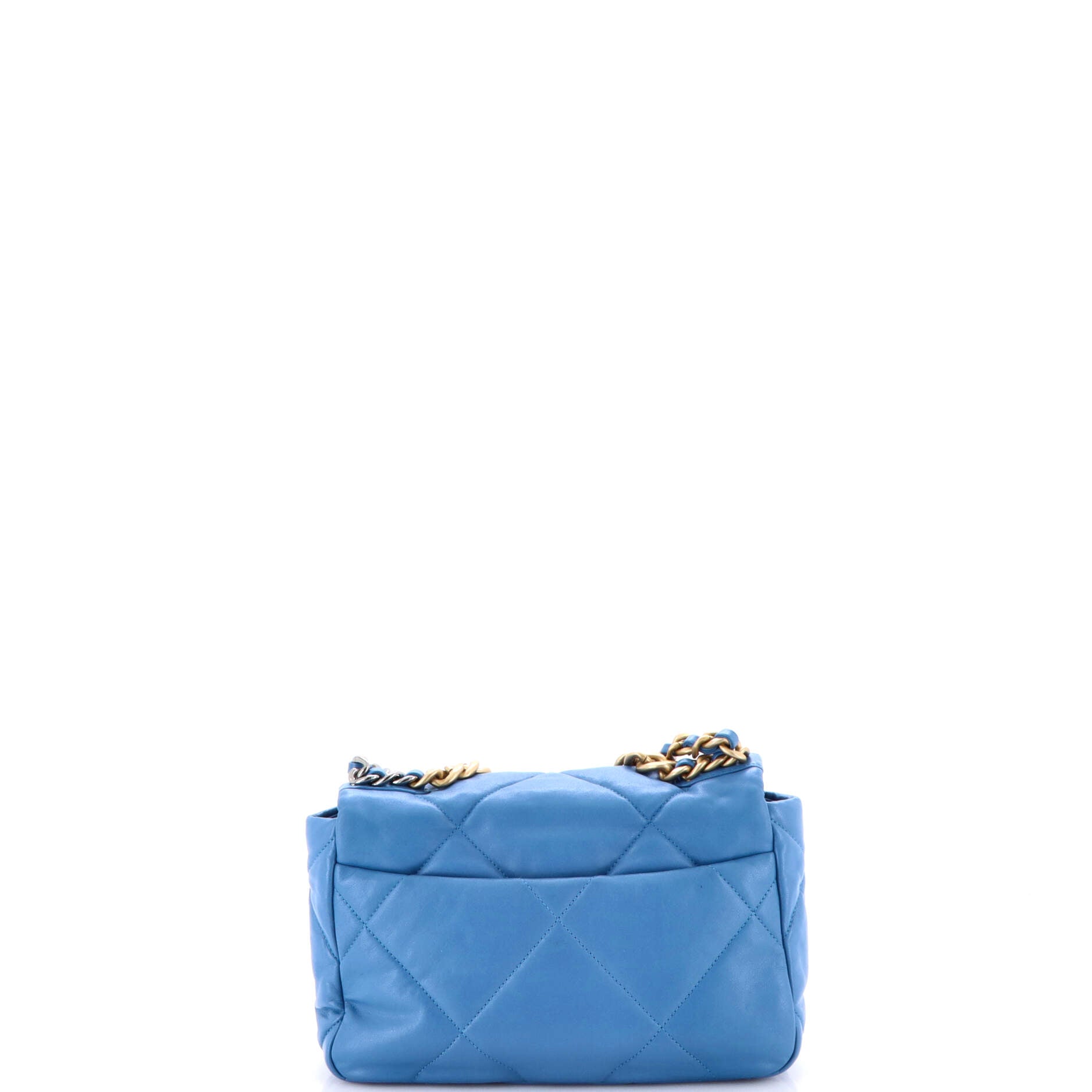 19 Flap Bag Quilted Leather Medium