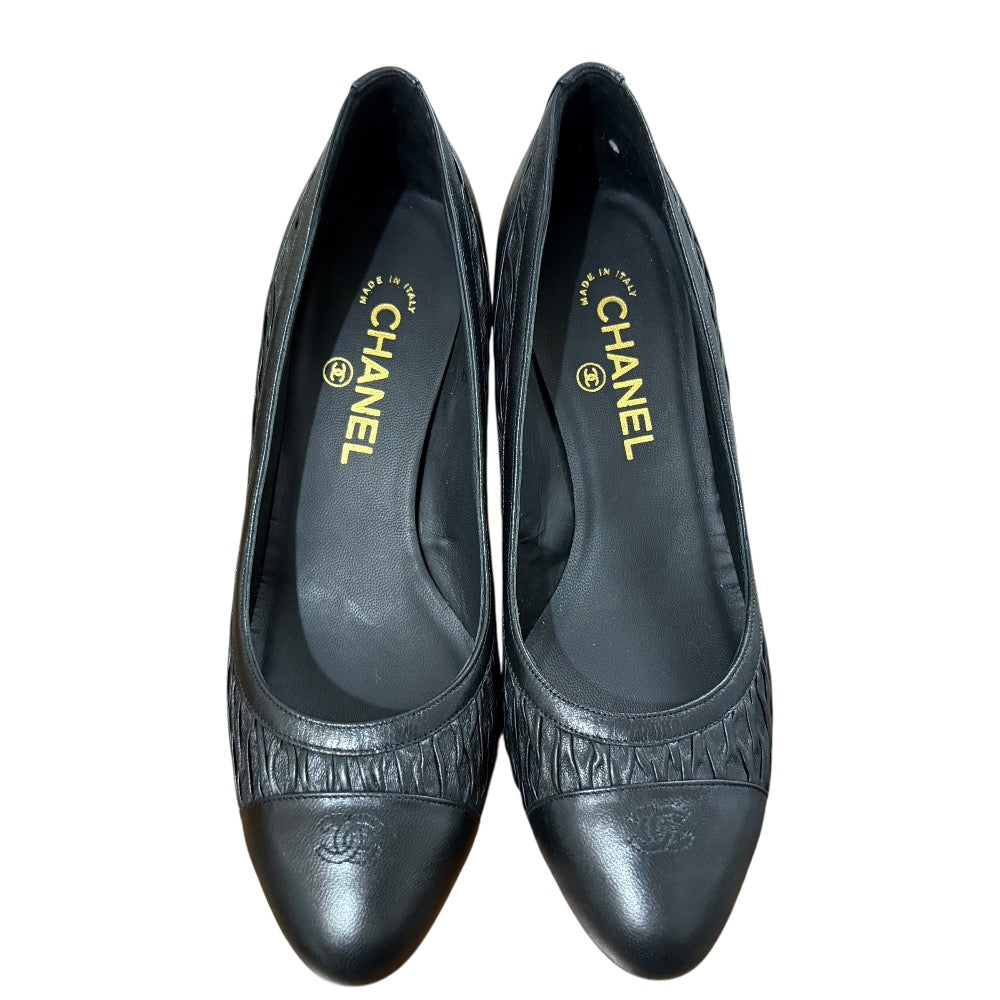 Chanel Coco Mark Calfskin Pumps