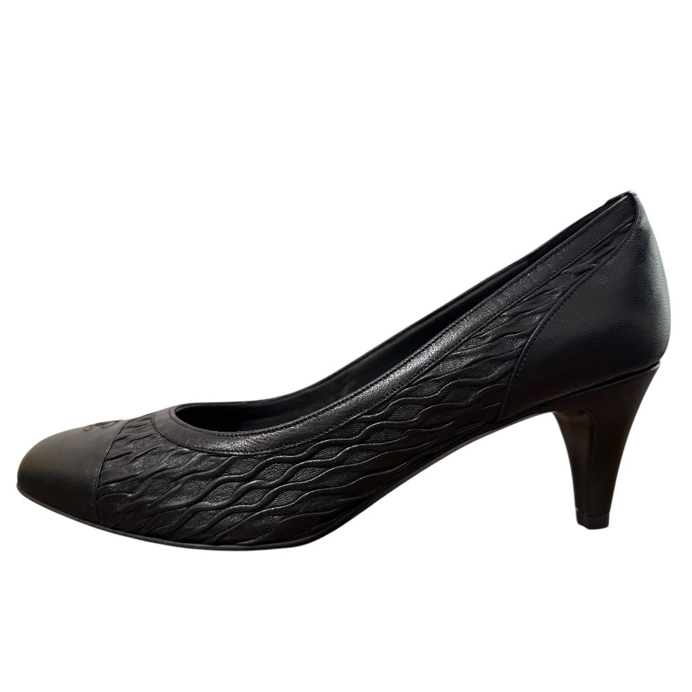 Chanel Coco Mark Calfskin Pumps