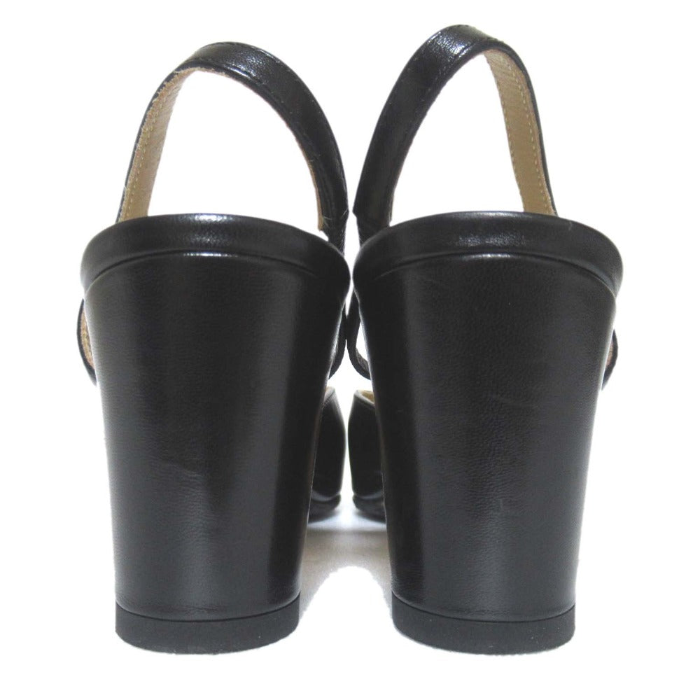 Chanel Coco Mark Leather Mule