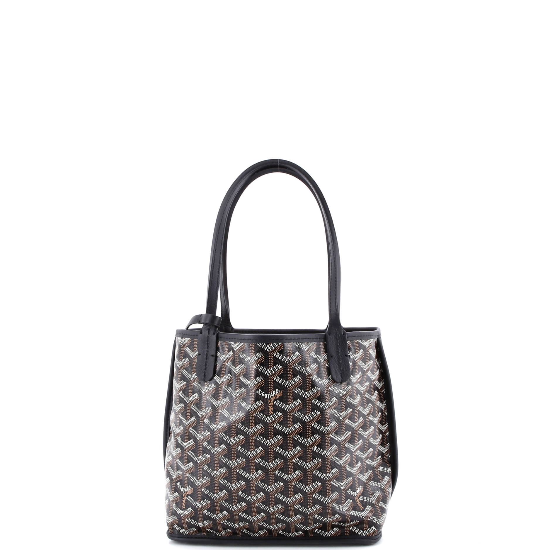 Anjou Reversible Tote Coated Canvas Mini
