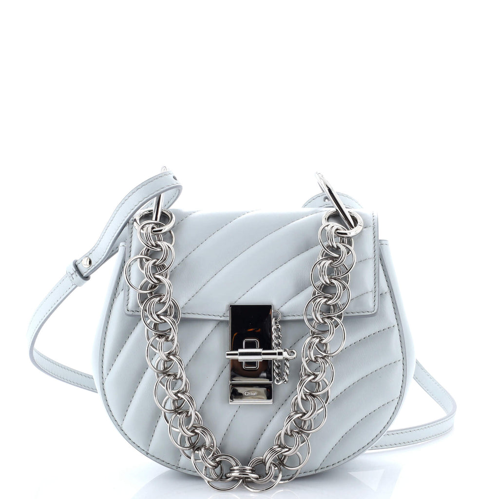 Drew Bijou Crossbody Bag Quilted Leather Small