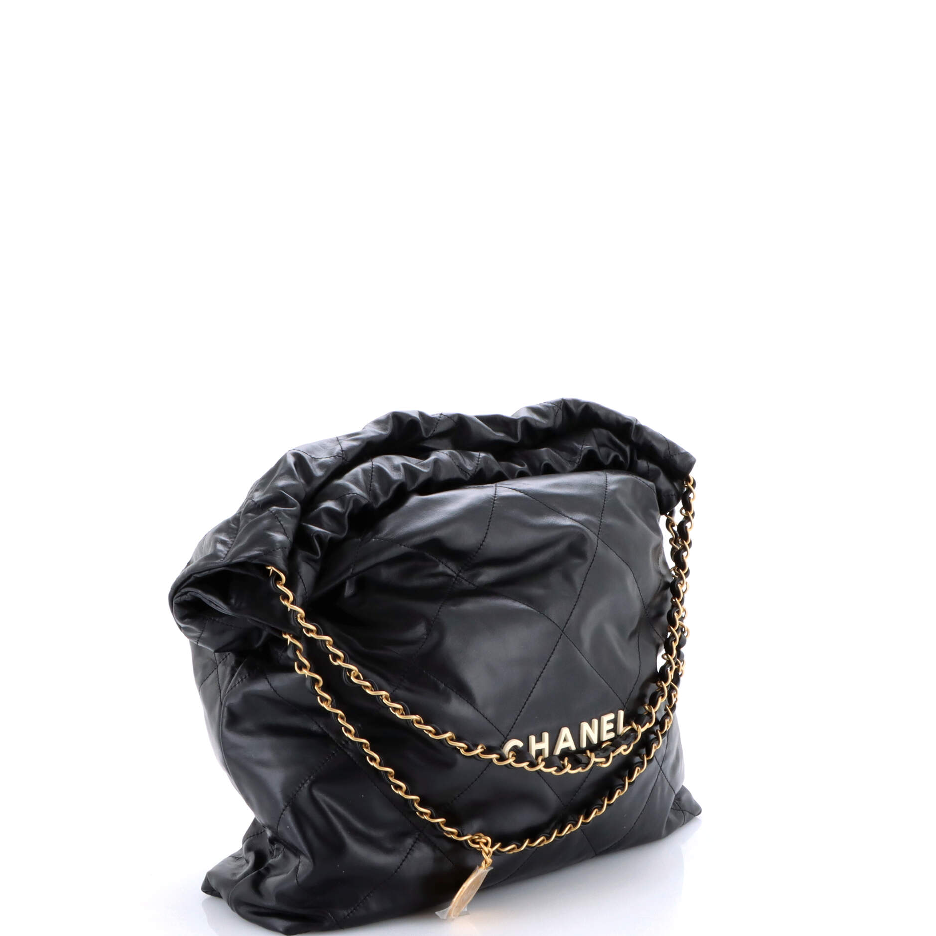 22 Chain Hobo Quilted Calfskin Large