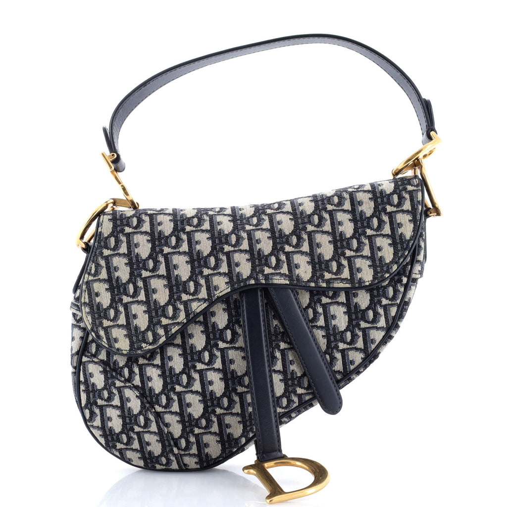 Saddle Handbag Oblique Canvas Medium
