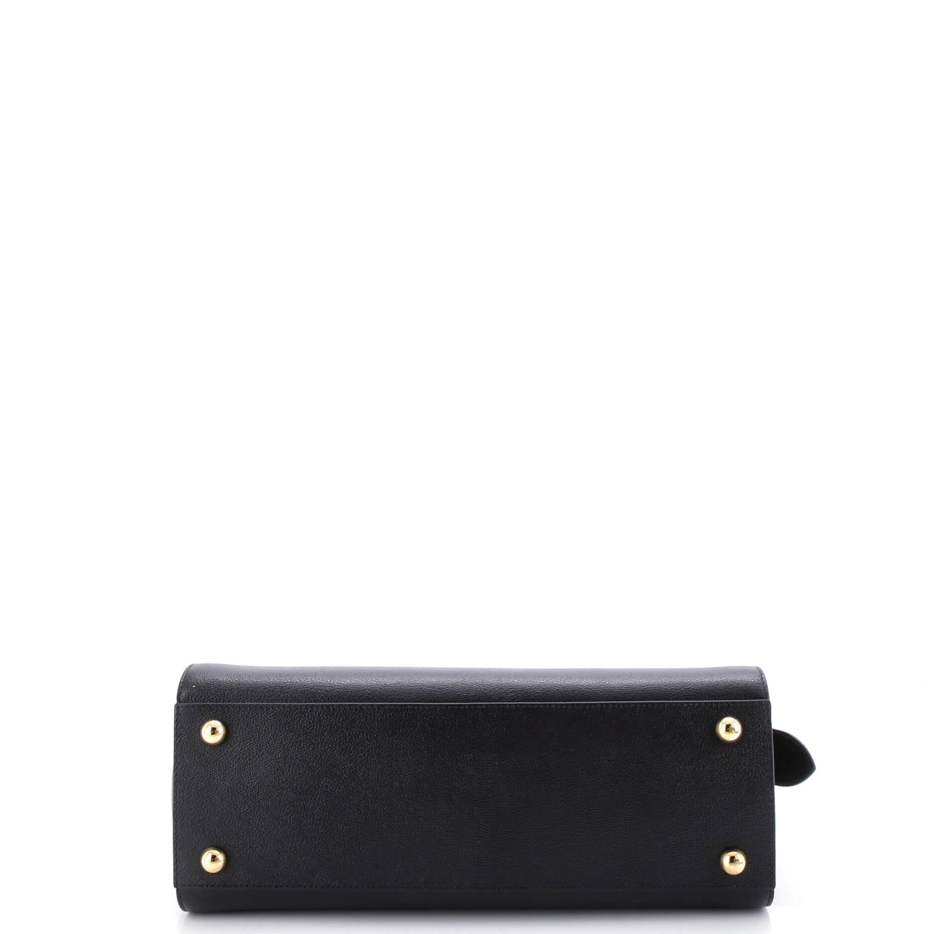 Banwell Tote Leather and House Check Canvas Small