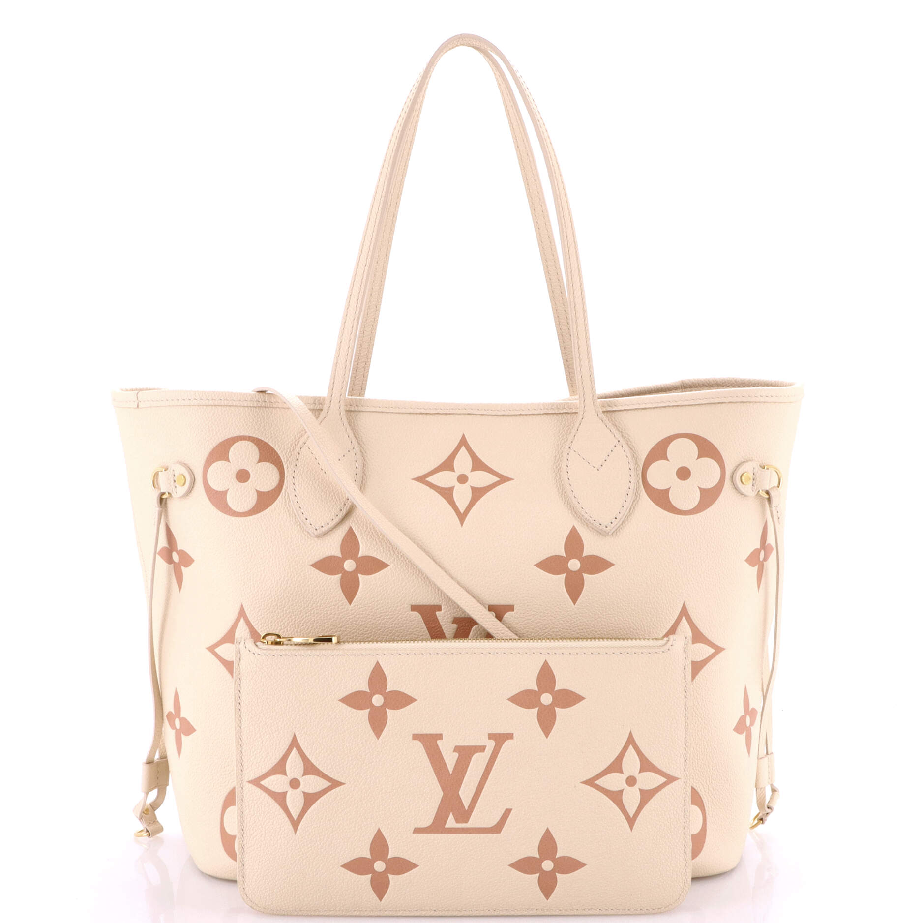 Neverfull NM Tote Bicolor Monogram Empreinte Giant MM