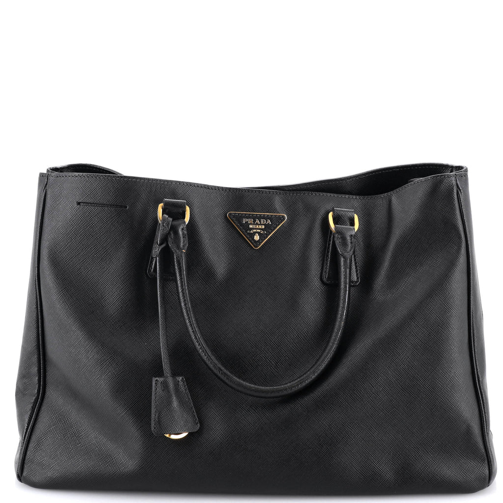 Lux Open Tote Saffiano Leather Medium