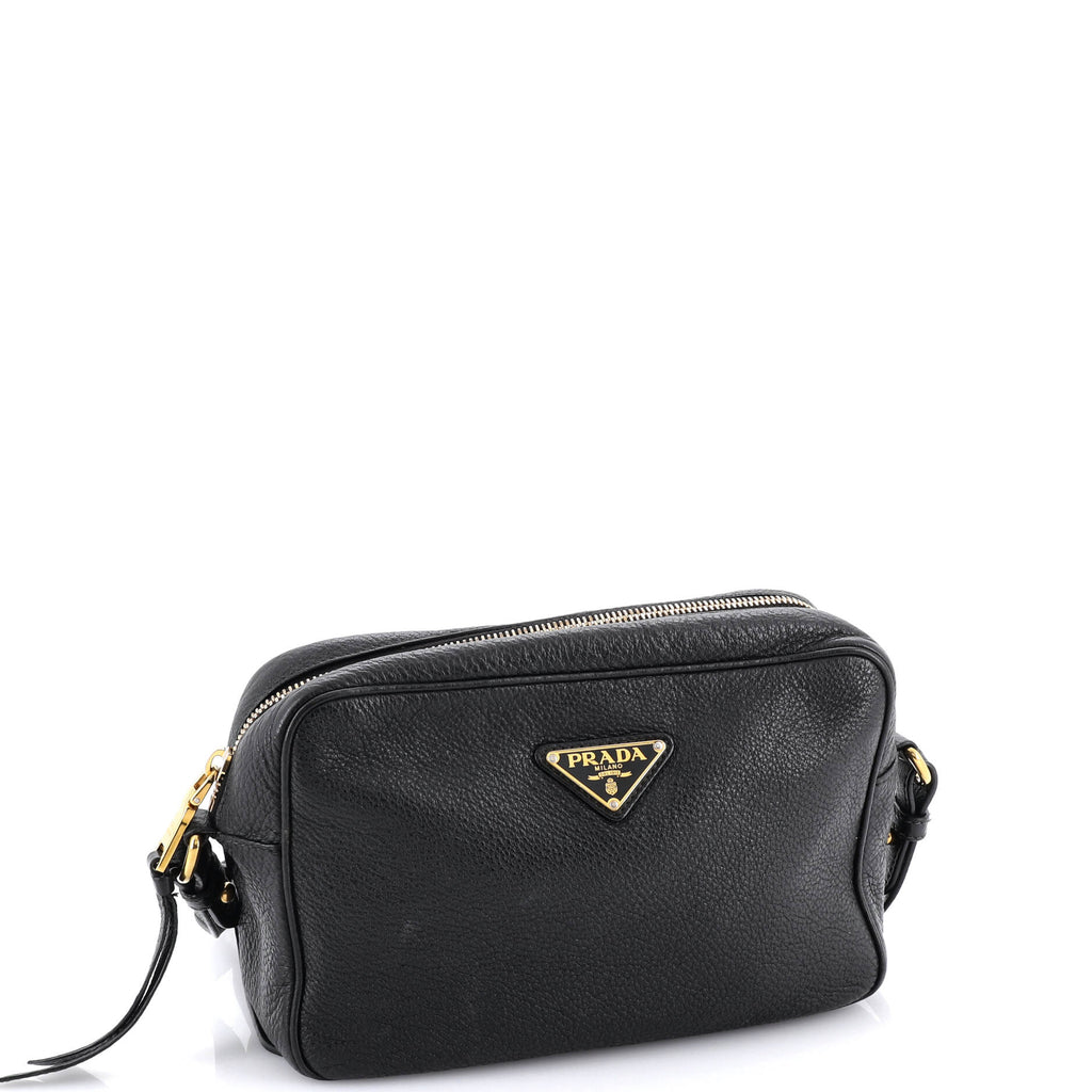 Double Zip Camera Bag Vitello Phenix Medium
