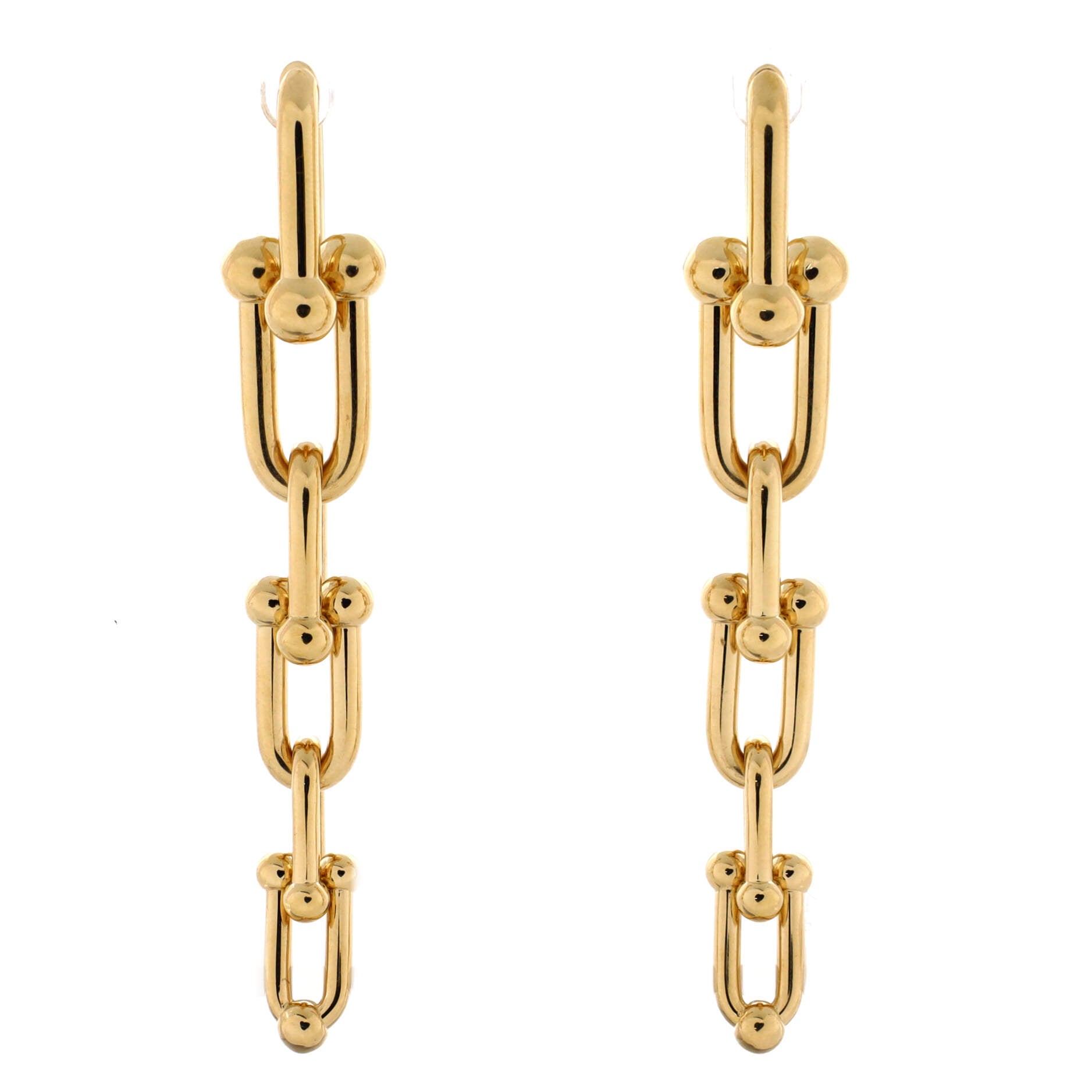 HardWear Graduated Link Earrings 18K Yellow Gold