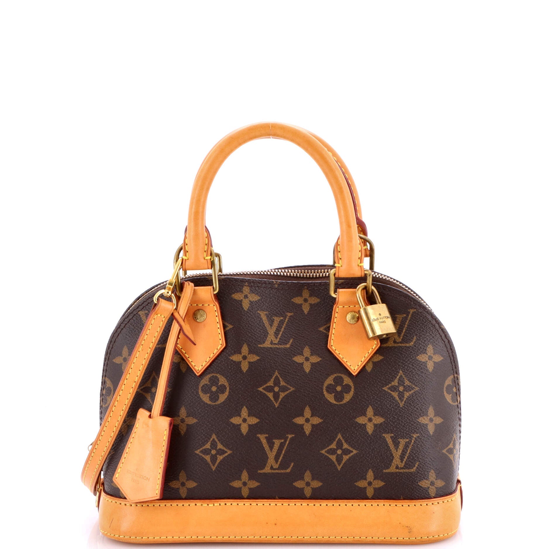 Alma Handbag Monogram Canvas BB