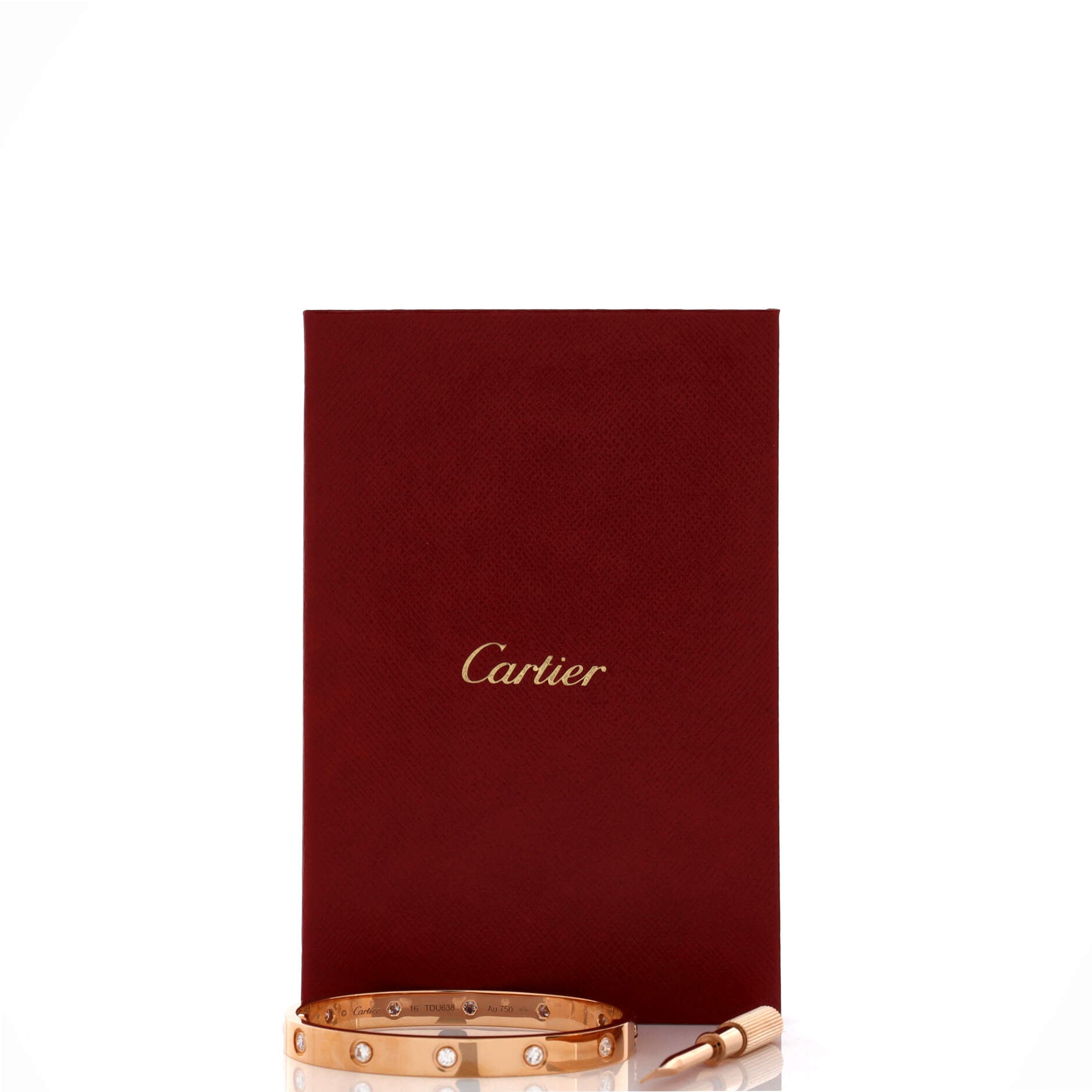 Love 10 Diamond Bracelet 18K Rose Gold with Diamonds