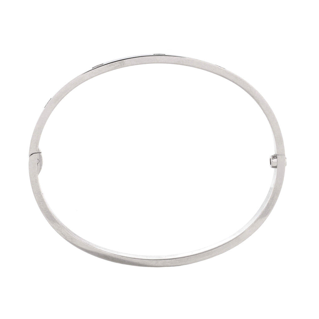 Love 10 Diamond Bracelet 18K White Gold with Diamonds Small