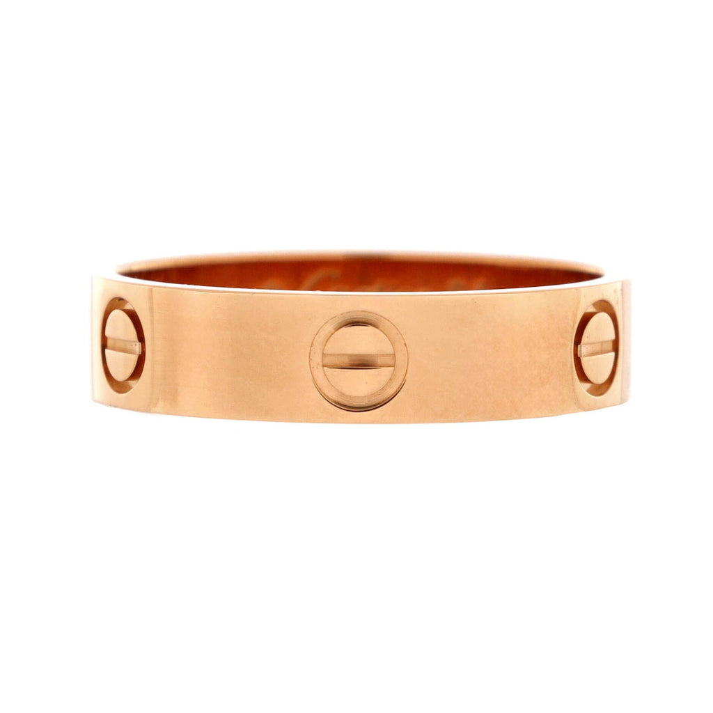 Love Band Ring 18K Rose Gold