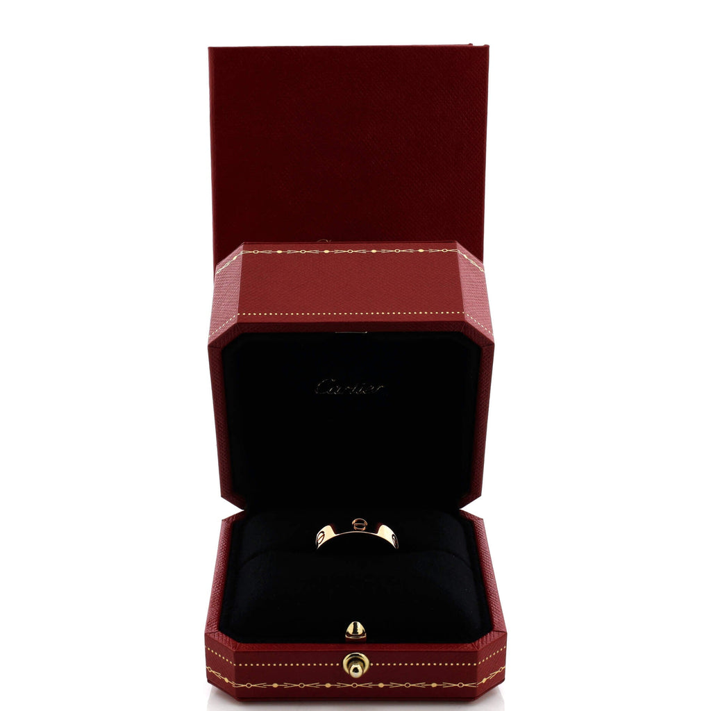 Love Band Ring 18K Rose Gold