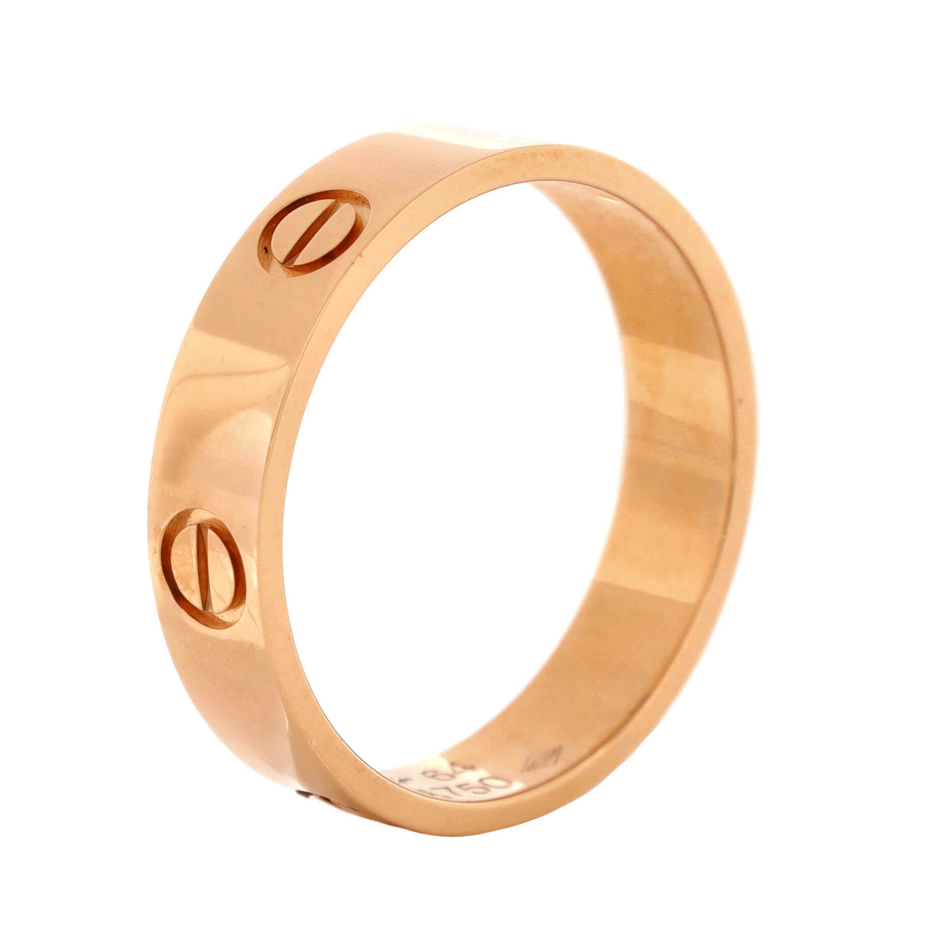 Love Band Ring 18K Rose Gold