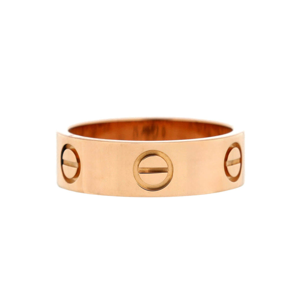 Love Band Ring 18K Rose Gold