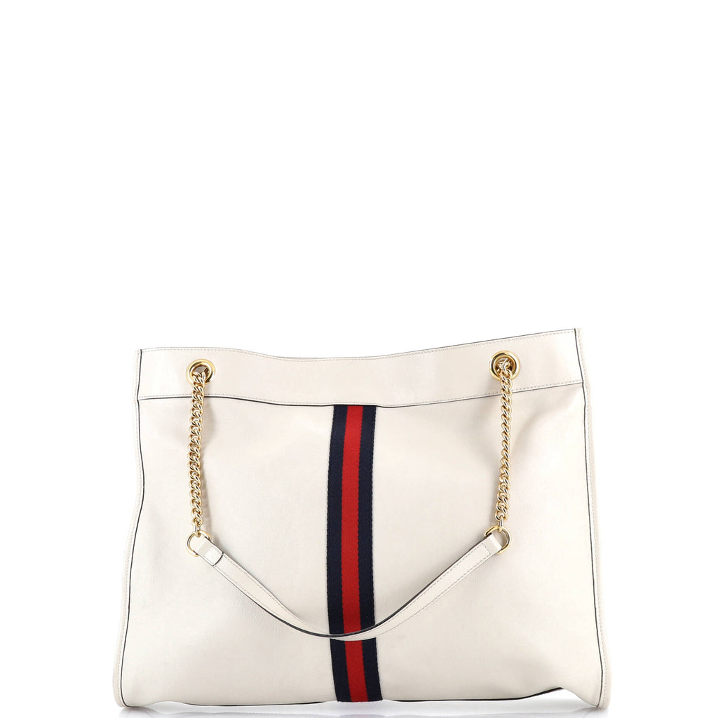 Rajah Chain Tote Leather Large