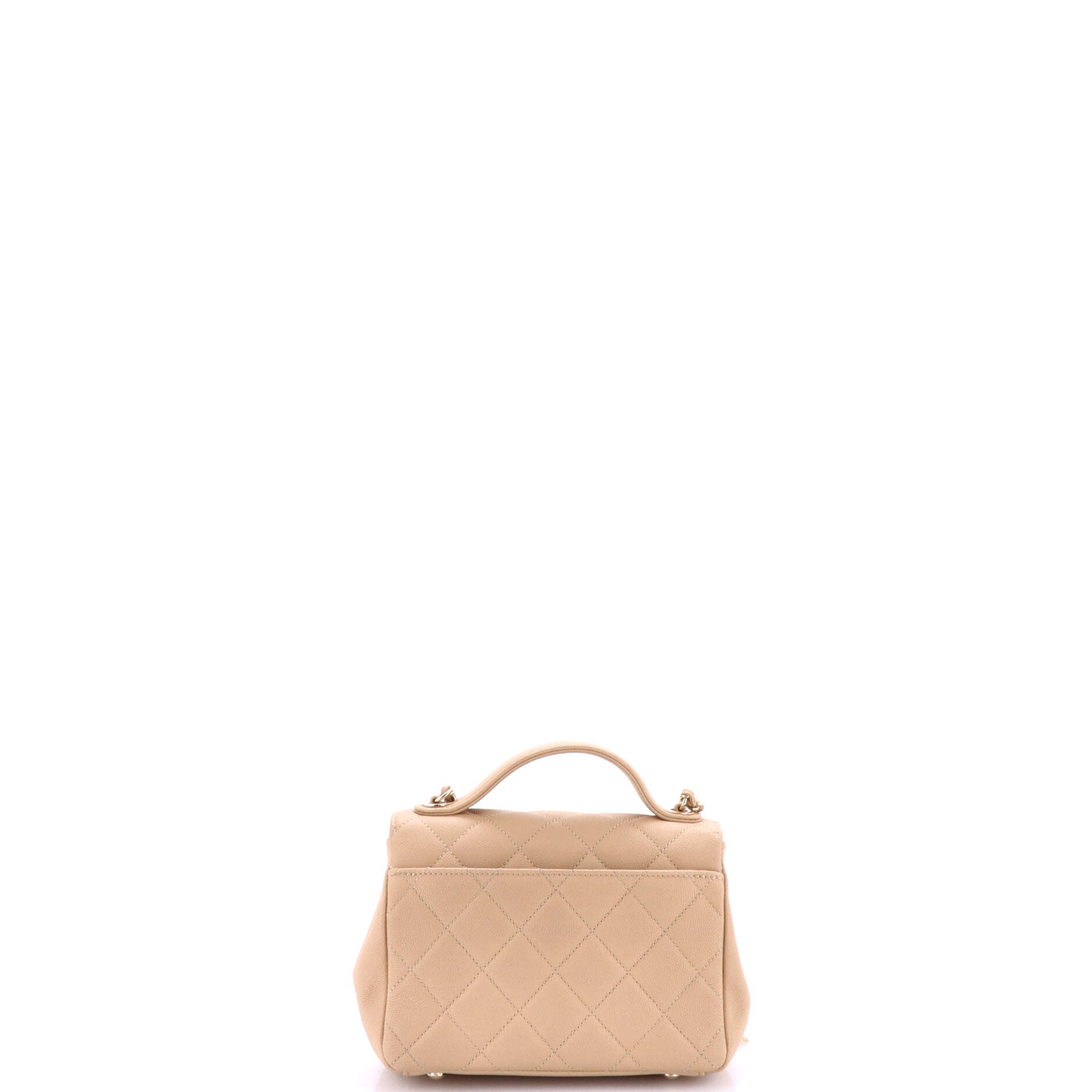 Business Affinity Flap Bag Quilted Caviar Mini