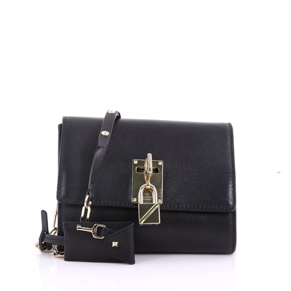 Chain Link Flap Crossbody Leather Mini