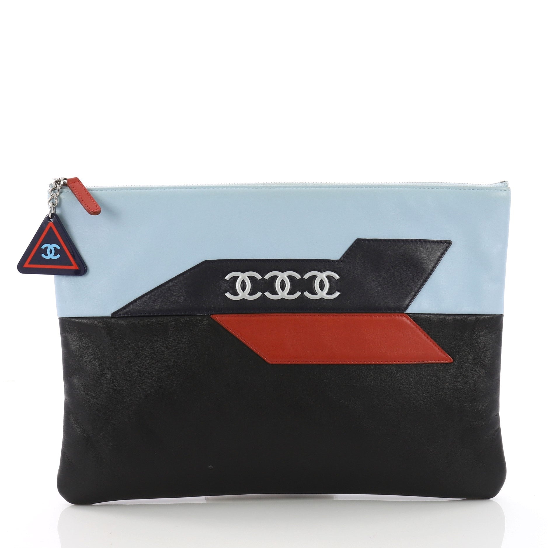 Airlines O Case Clutch Leather Large