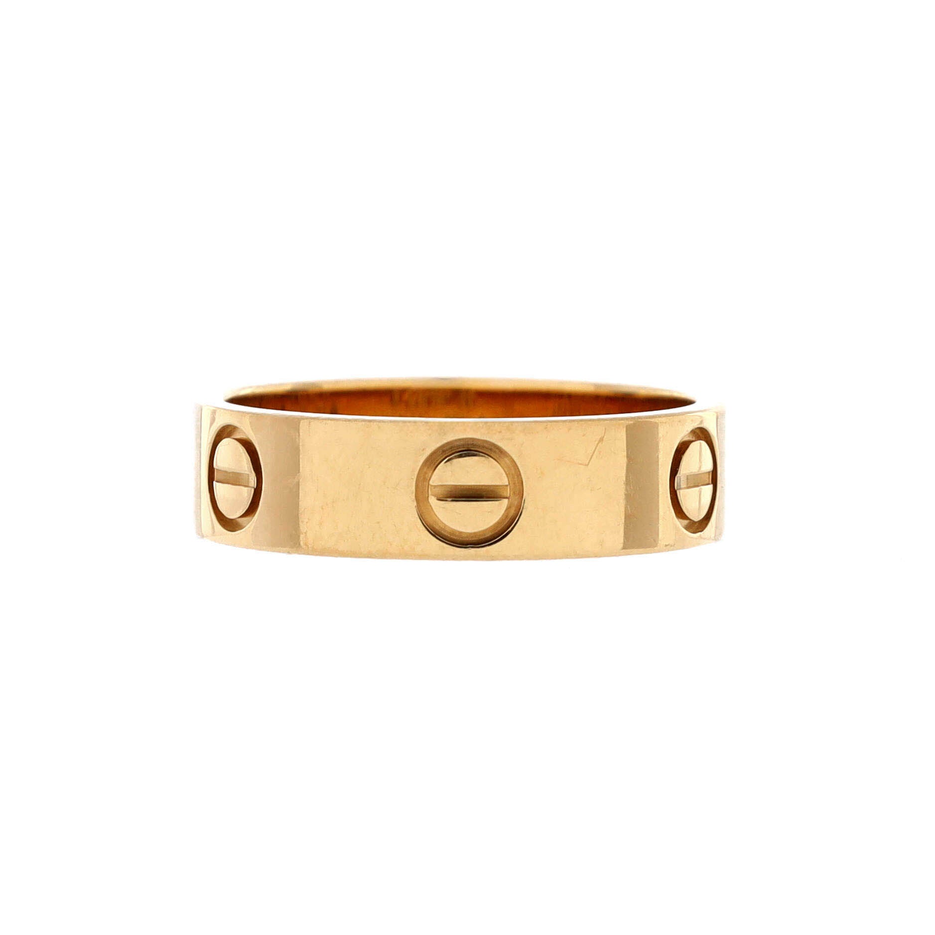 Love Band Ring 18K Yellow Gold 4.75 - 49