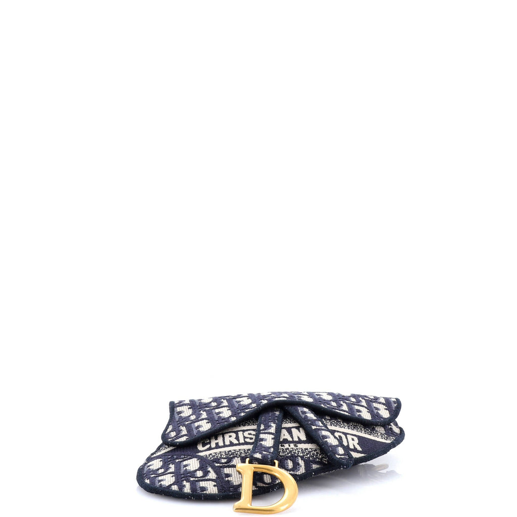 Saddle Belt Bag Logo Embroidered Oblique Canvas