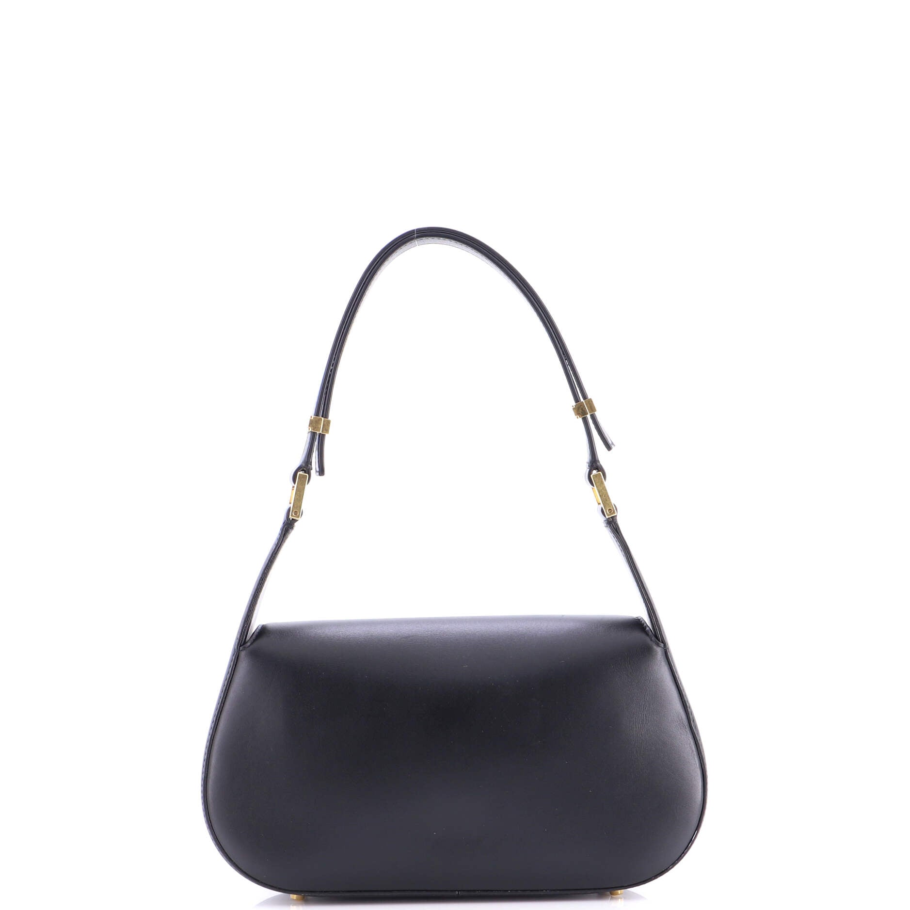 VLogo Chain Flap Shoulder Bag Leather Medium