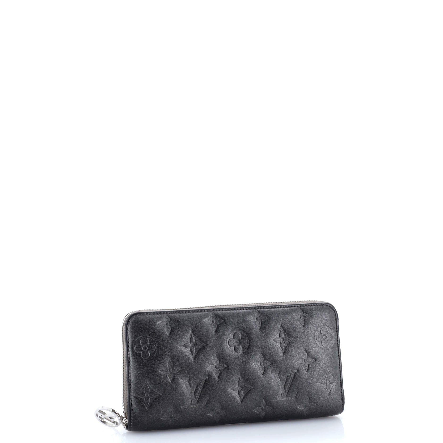Coussin Zippy Wallet Monogram Embossed Lambskin
