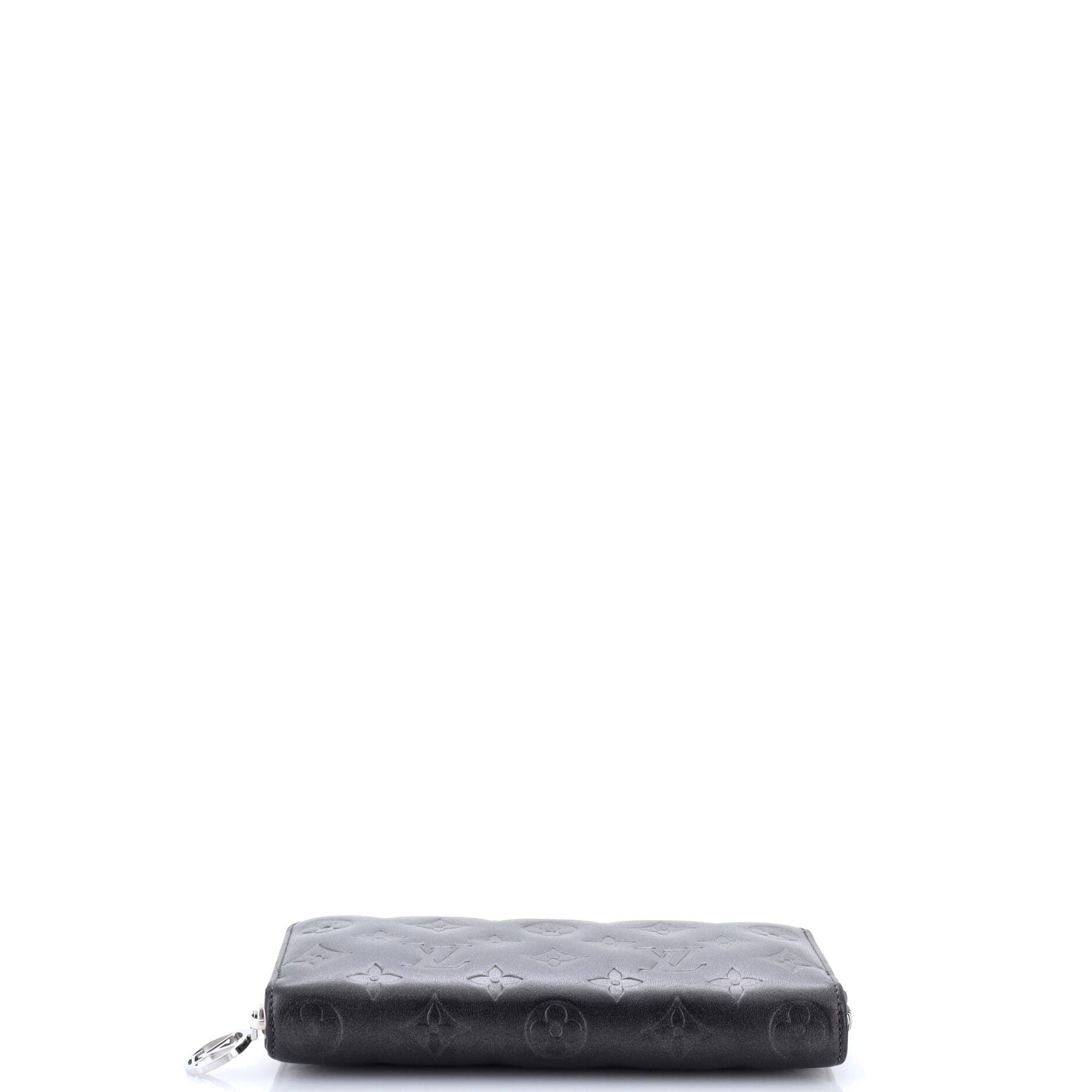 Coussin Zippy Wallet Monogram Embossed Lambskin